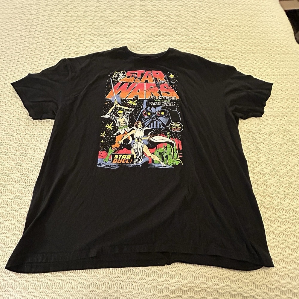Star Wars‎ Men's 3xl Graphic Tee Black Soft
